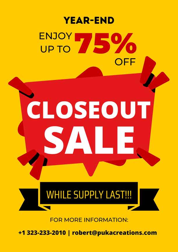 Closeout Items