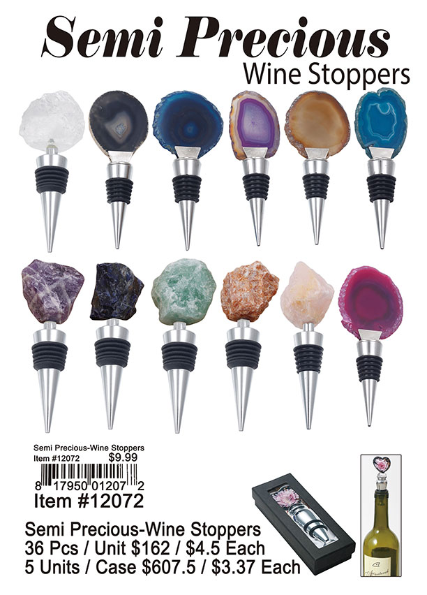 Semi Precious-Wine Stoppers