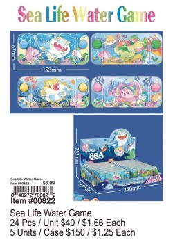 Sea Life Water Game 24 Pcs