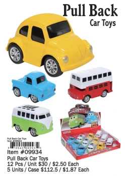 Pull Back Car Toys