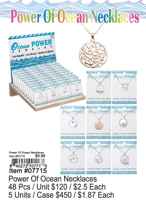 Power Of Ocean Necklaces