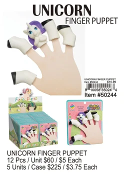 Unicorn Finger Puppet