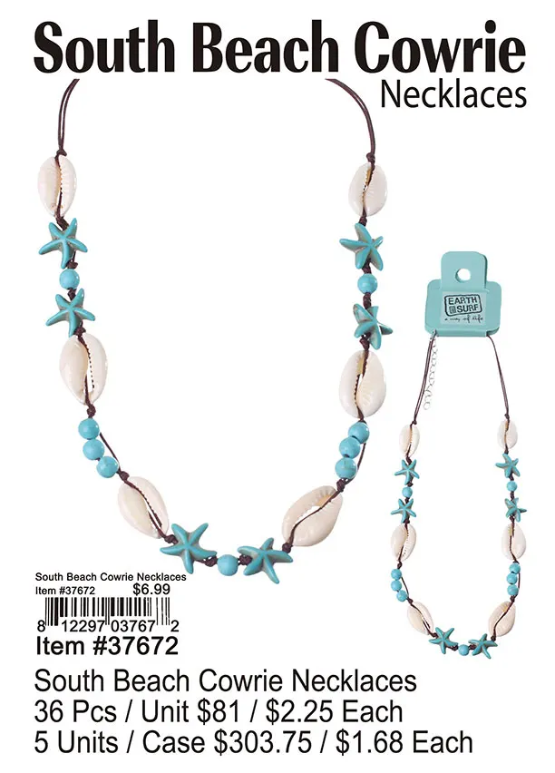 South Beach Cowrie Necklaces