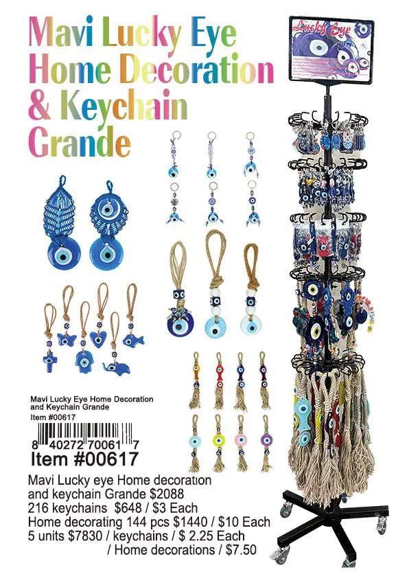 Mavi Lucky Eye Home Decoration and Keychain Grande