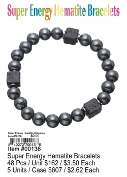 Super Energy Hematite Bracelets