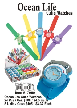 Ocean Life Cutie Watches 24 Pcs