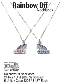 Rainbow Bff Necklaces