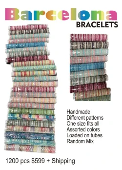 Barcelona Bracelets 1200 Pcs - Closeout 1200 Pcs.