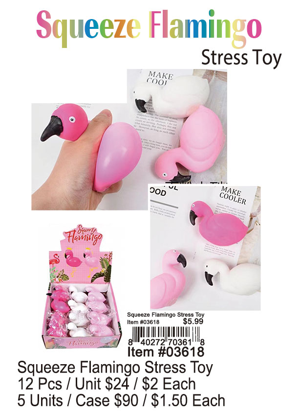 Squeeze Flamingo Stress Toy