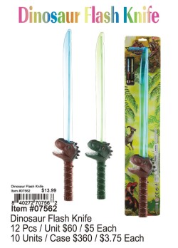 Dinosaur Flash Knife