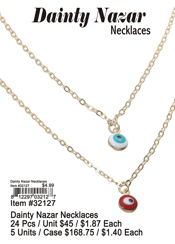 Dainty Nazar Necklaces