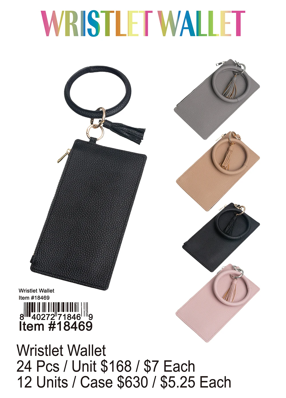 Wristlet Wallet 24 Pcs.