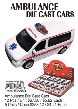 Ambulance Die Cast Cars