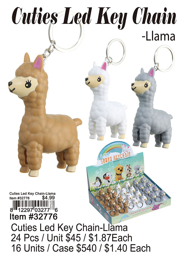 Cutie LED Keychain-Llama