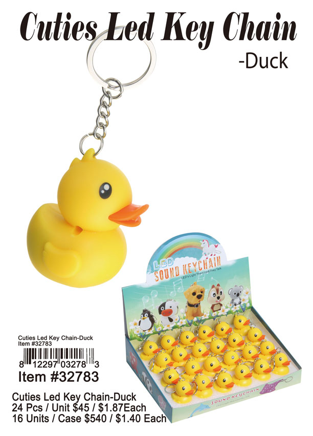 Cutie LED Keychain-Duck