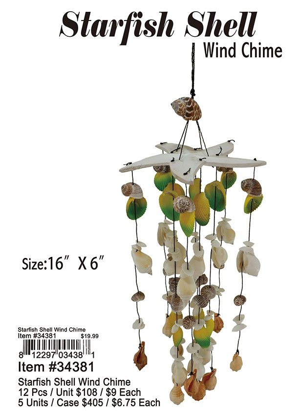 Starfish Shell Wind Chime