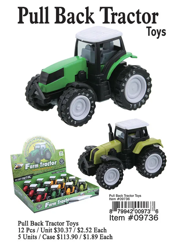 Pull Back Tractor Toys