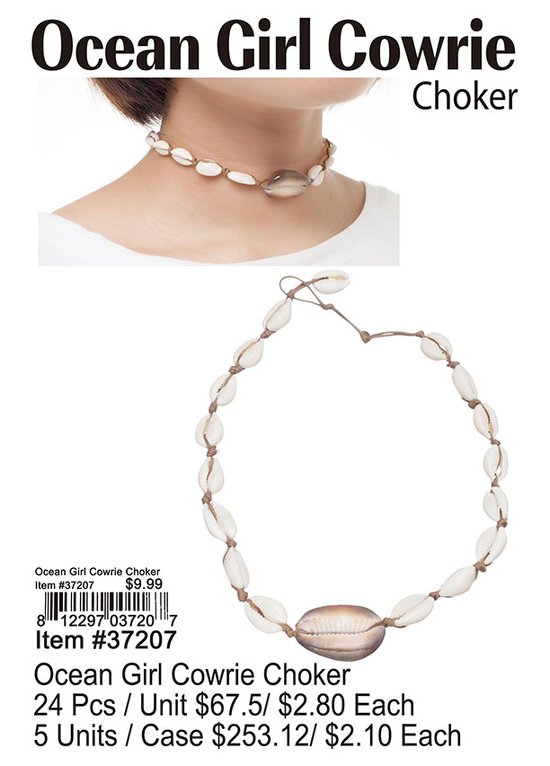 Ocean Girl Cowrie Choker