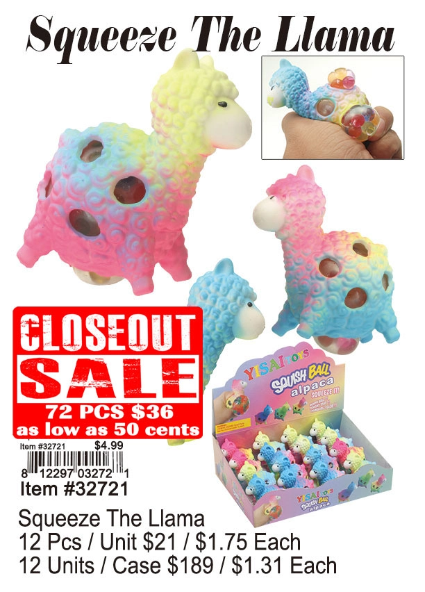 Squeeze the Llama 72 Pcs. - Closeout