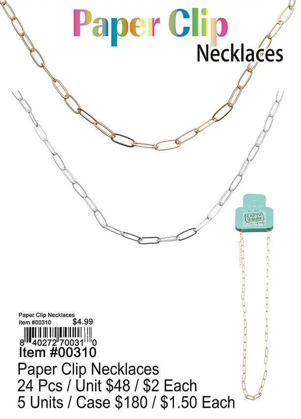 Paper Clip Necklace