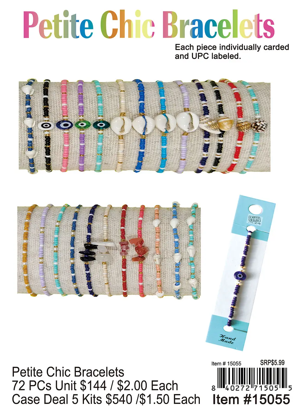 Petite Chic Bracelets 72 Pcs.