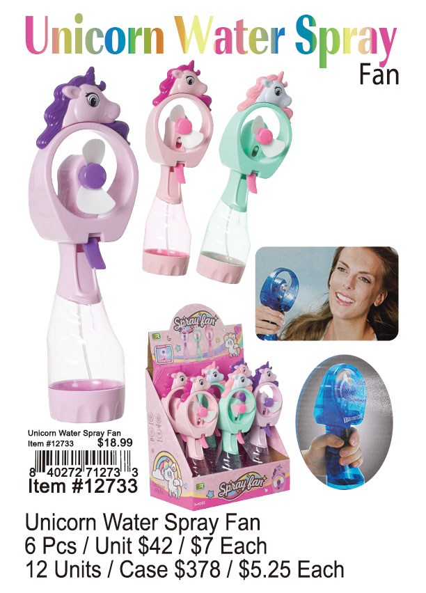 Unicorn Water Spray Fan