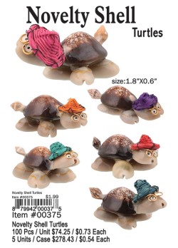 Novelty Shell Turtles 100 Pcs.