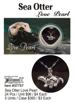 Sea Otter Love Pearl