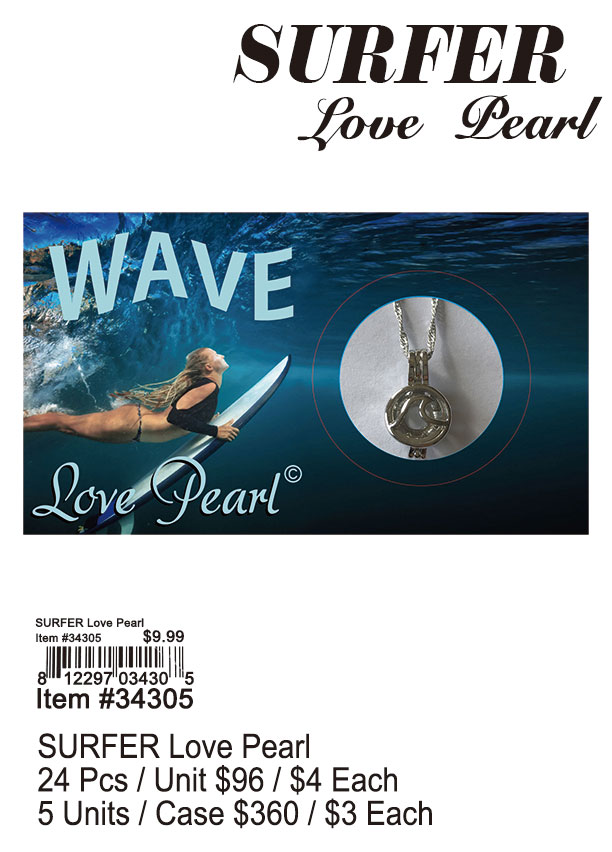 Surfer Wave Love Pearl