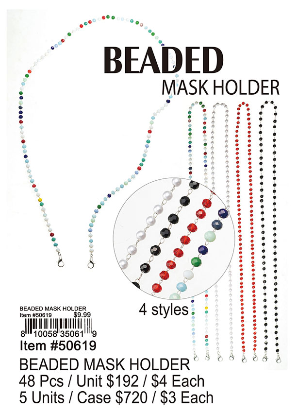 Beaded Mask Holder