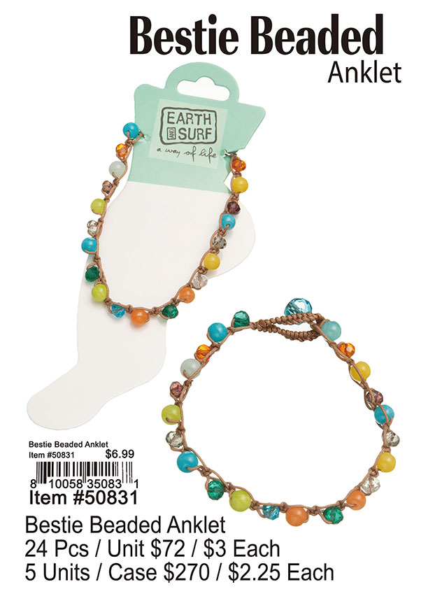 Bestie Beaded Anklet