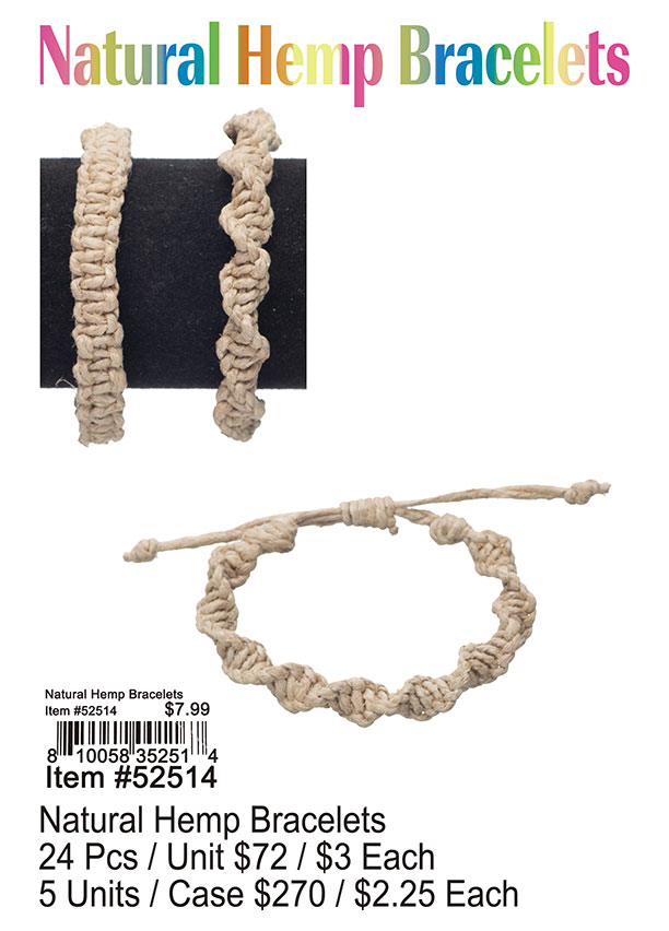 Natural Hemp Bracelets