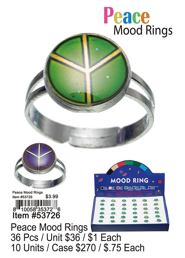 Peace Mood Rings