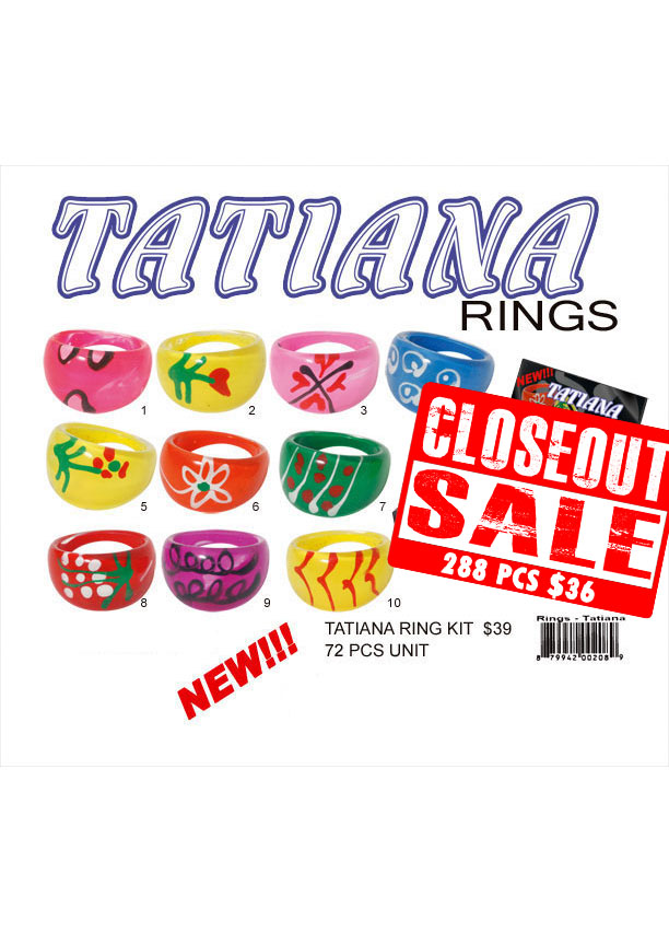 Tatiana Rings - Closeout 288 Pcs.