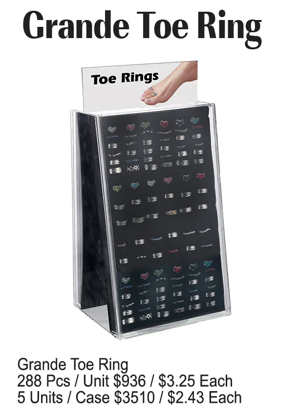 Wholesale Grande Toe Rings 288 Pcs.