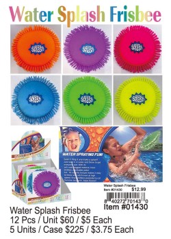 Water Splash Frisbee 12 Pcs.