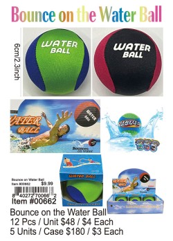 Bounce On The Water Ball 12 Pcs.