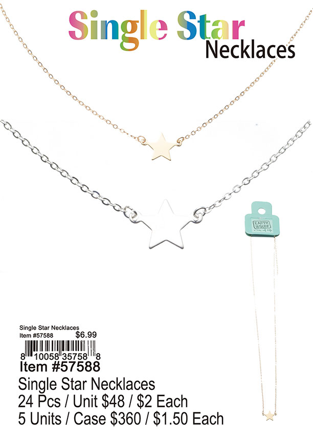 Single Star Necklaces