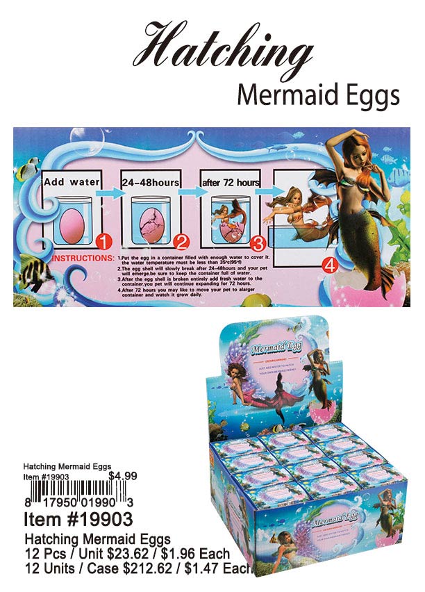 Hatching Mermaid Eggs