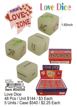 Couple Love Dice 48 Pcs