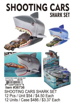 Shooting Cars Shark Set