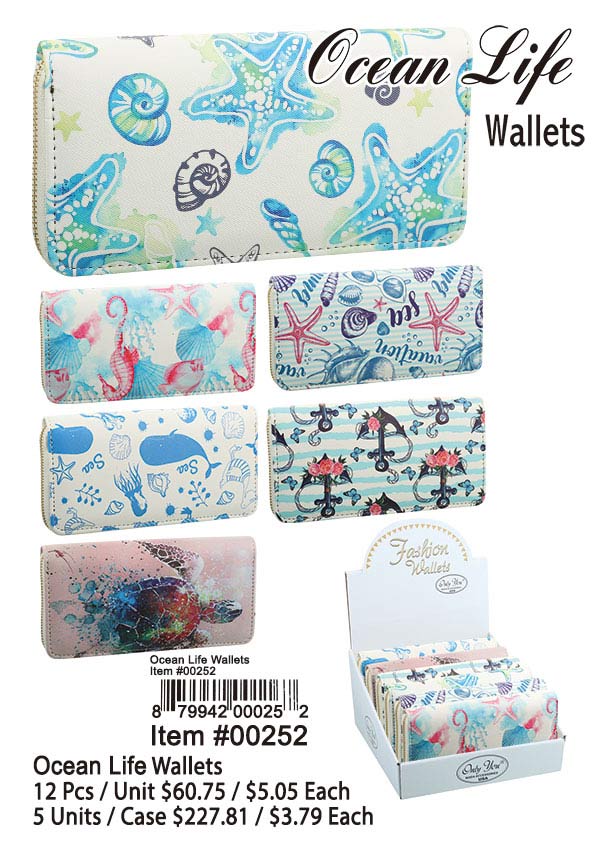 Ocean Life Wallets