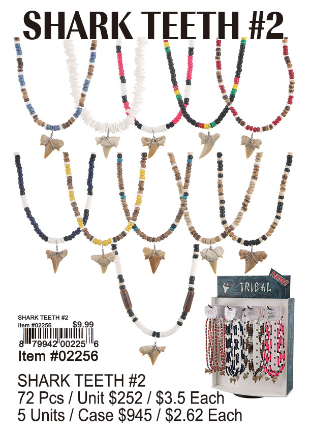 Shark Teeth Necklace 2 72 Pcs.