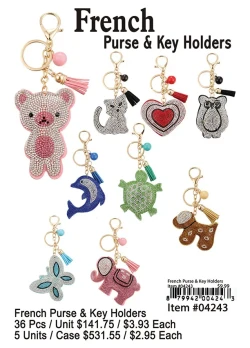 French Purse and Key Holders