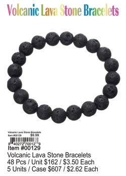 Volcanic Lava Stone Bracelets