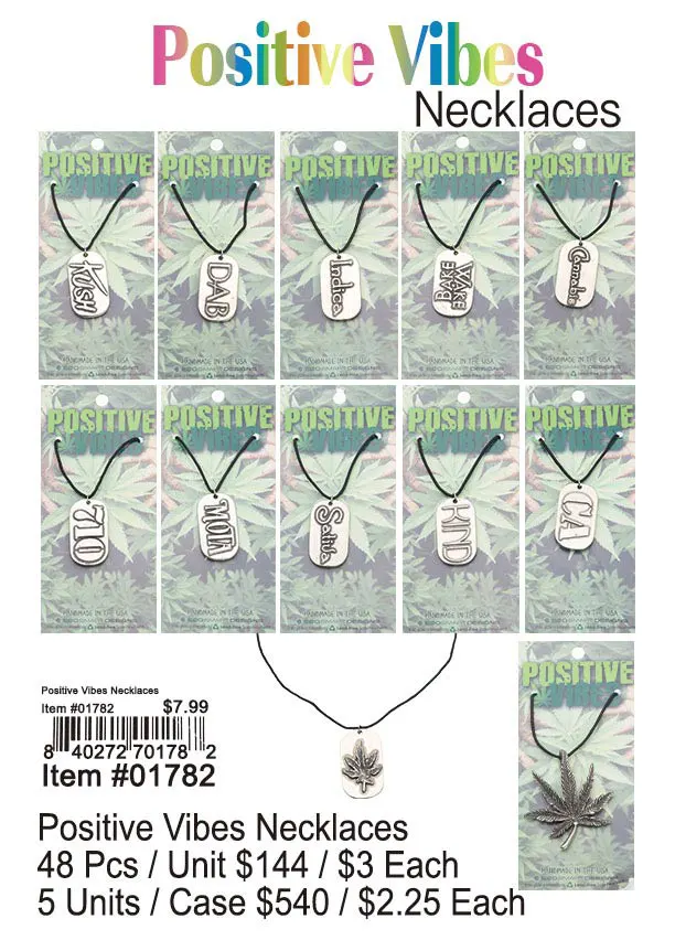 Positive Vibes Necklaces