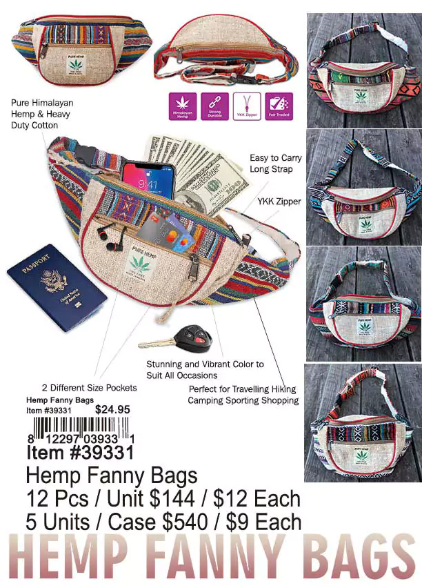 Hemp Fanny Bags