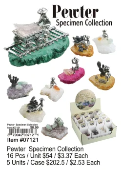 Pewter Specimen Collection