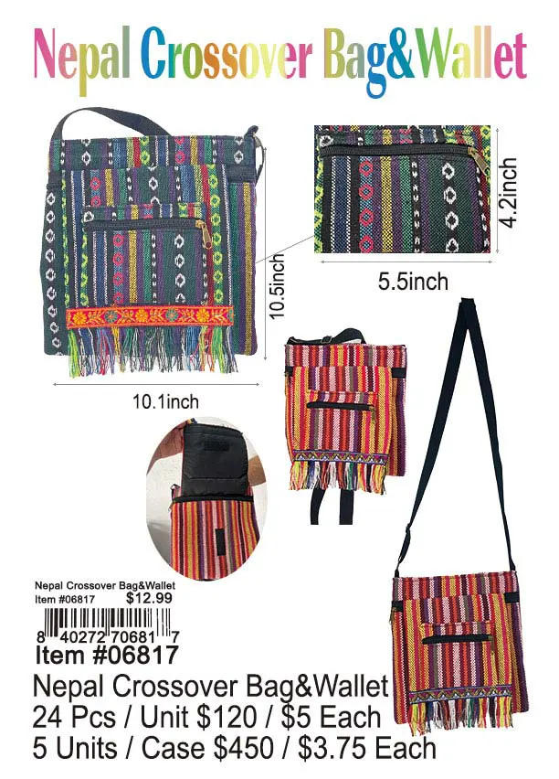 Nepal Crossover Bags and Wallets