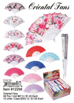 Oriental Fans 48 Pcs.